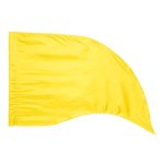 light yellow solid color in stock tear drop color guard flag