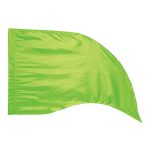 neon lime solid color in stock tear drop color guard flag