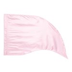 light pink solid color in stock tear drop color guard flag