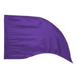 violet solid color in stock tear drop color guard flag