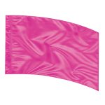 Solid Performance Poly China Silk Arc Flag - Hot Pink