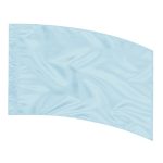 Solid Performance Poly China Silk Arc Flag - Light Blue