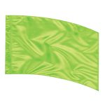 Solid Performance Poly China Silk Arc Flag - Neon Lime
