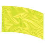 Solid Performance Poly China Silk Arc Flag - Neon Yellow