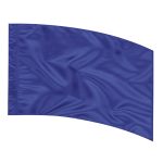 Solid Performance Poly China Silk Arc Flag - Royal