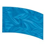 Solid Performance Poly China Silk Arc Flag - Sapphire