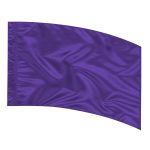 Solid Performance Poly China Silk Arc Flag - Violet
