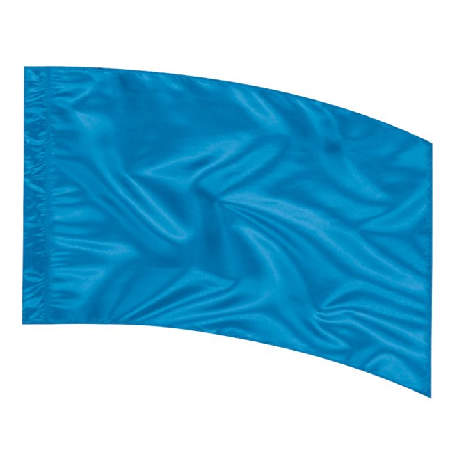 Solid Performance Poly China Silk Arc Flag sapphire