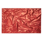 red In Stock solid lamé color guard Flag