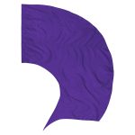Solid Performance Poly China Silk Swing Flag - Violet