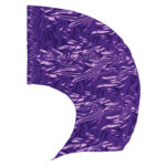 grape solid ultra lamé swing flag
