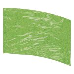 Solid Performance Mardi Gras Lamé Arc Flag - Celery