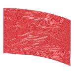 Solid Performance Mardi Gras Lamé Arc Flag - Red