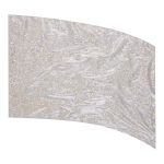 Solid Performance Mardi Gras Lamé Arc Flag - Silver