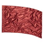 re/black solid tissue lamé color guard flag