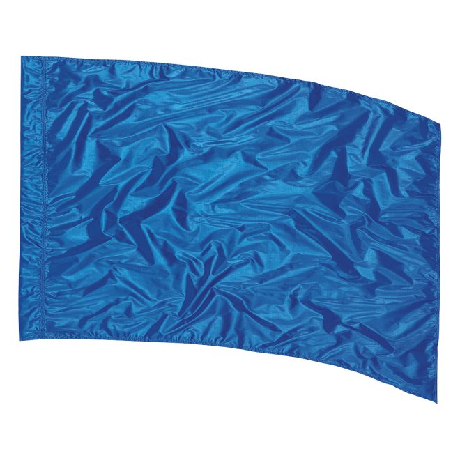 royal solid tissue lamé color guard flag