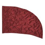 Solid Performance Poly China Silk Ultra Curve Flag - Crimson, 30 x 46