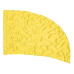 Solid Performance Poly China Silk Ultra Curve Flag - Light Yellow, 30 x 46