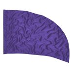 Solid Performance Poly China Silk Ultra Curve Flag - Violet, 30 x 46