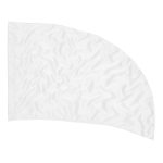 solid performance poly china silk ultra curve flag white 30x46