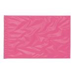 Hot Pink In Stock Giant Poly China Silk Flag