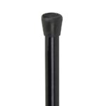 black aluminum flag pole