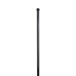 black fiberglass swing flag pole