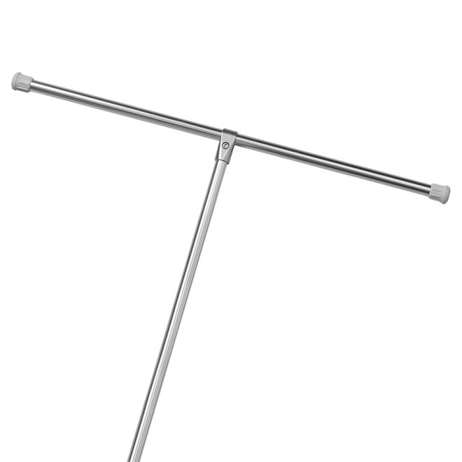 single tier aluminum t-pole