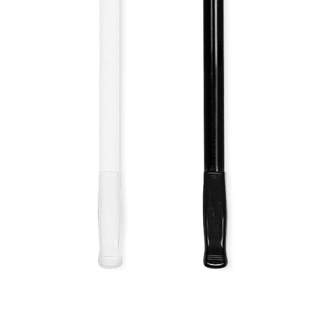 black and white swing flag pole handle grip on pole