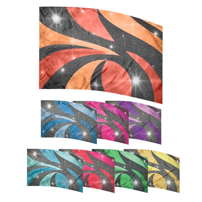 StylePlus Aurora Digital Color Guard Flag color ways