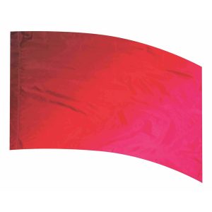 color guard flag with a Burgundy, Crimson, Red, Fuchsia diagonal fade