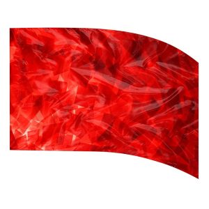 color guard flag with a Red abstract shattered geometric design