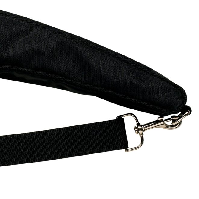black padded color guard air blade bag strap attachment
