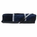 navy and black large color guard storage bag