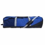 royal and black large color guard storage bag