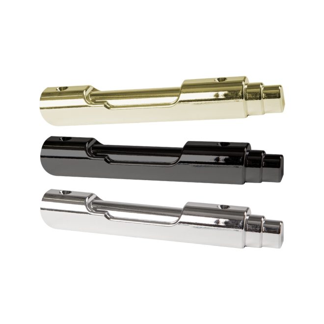 endura-drill-rifle bolts in gold black and silver