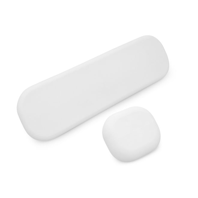 white endura color guard rifle end pad set tip and butt