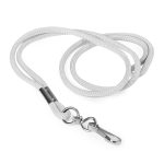 white whistle lanyard cord