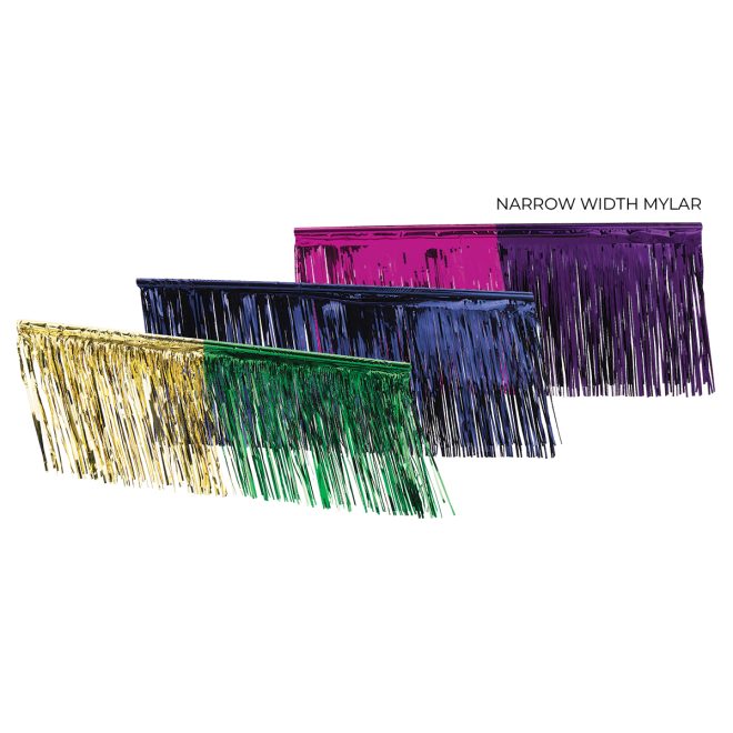 color selection of decorated dance sticks with narrow mylar