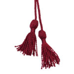 maroon band shoppe military mace baton cord with tassel