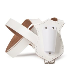 white flag carrier harness single neck strap