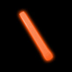orange star line twirling baton glo stick