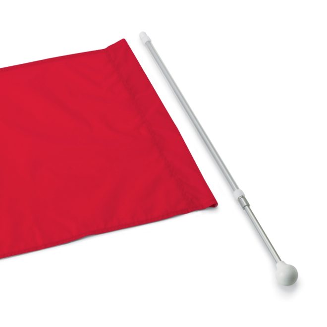 star line twirl star flag shaft with red flag