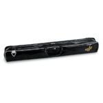 black sparkle star line twirling baton sparkle case