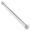 Star Line Baton Co. Venus Twirling Baton - 3/8" Shaft With Hammered Bands & Dimensional Star Ball
