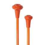spicy orange kamaleon colored twirling baton