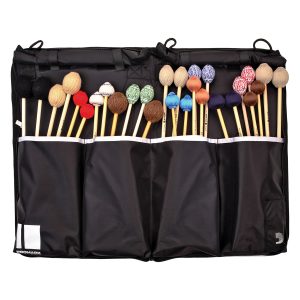 promark hanging mallet bag open with mallets