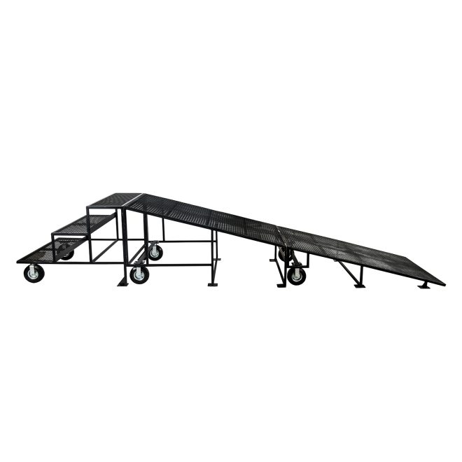 corps design portable ramp with 3 stairs