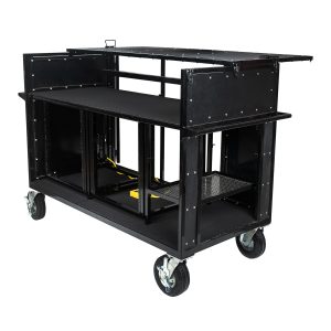 corps design double mixer cart back view