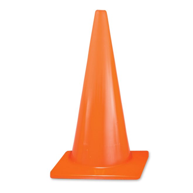 orange pylon field cone